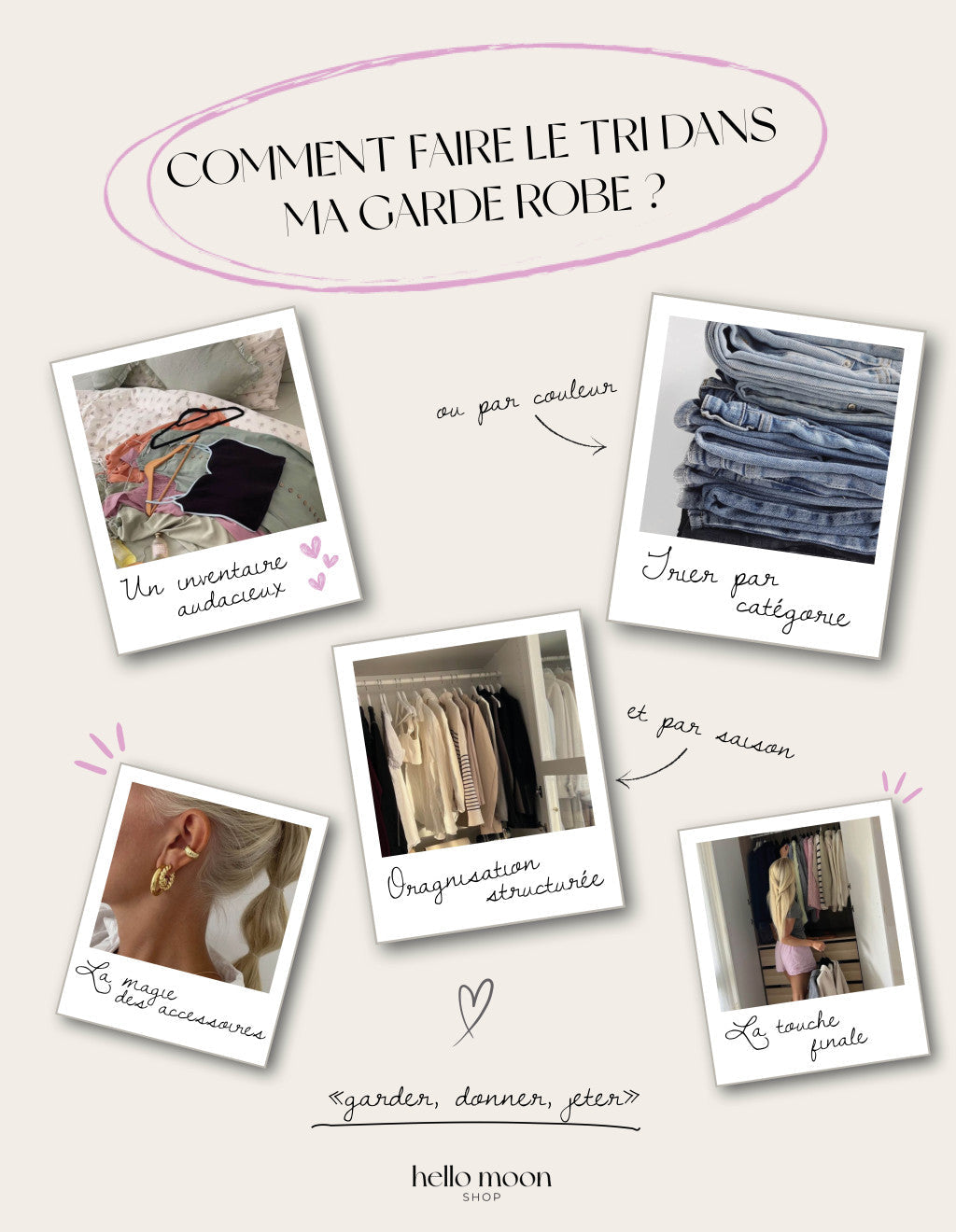 Comment faire le tri dans ma garde-robe ?