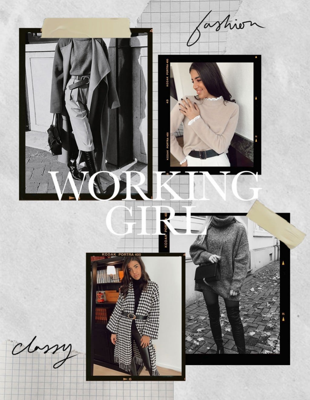 Un look de working girl en hiver