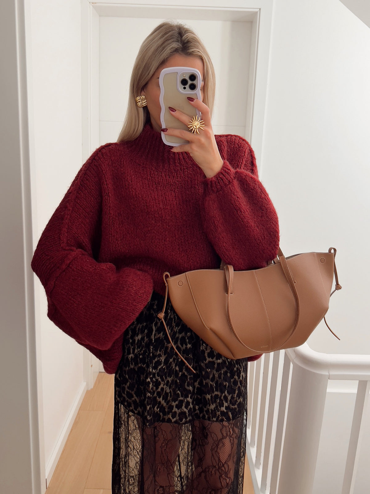 Pullover BRED Rot