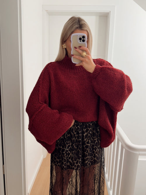 Pullover BRED Rot