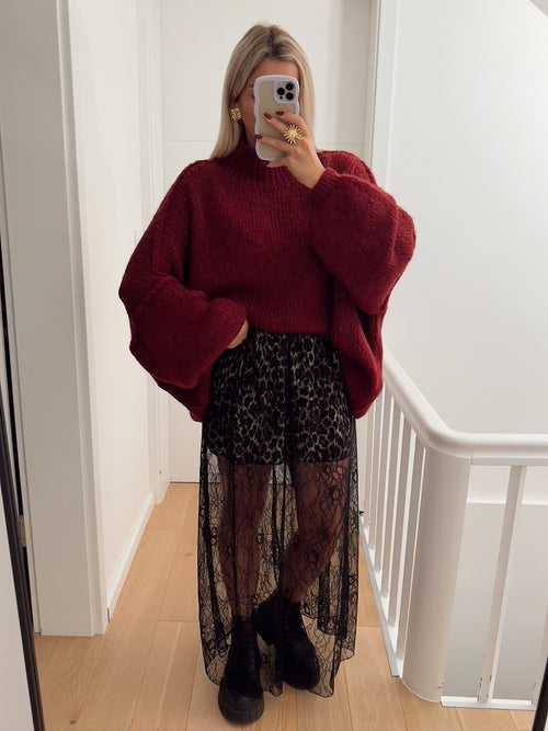 Pullover BRED Rot