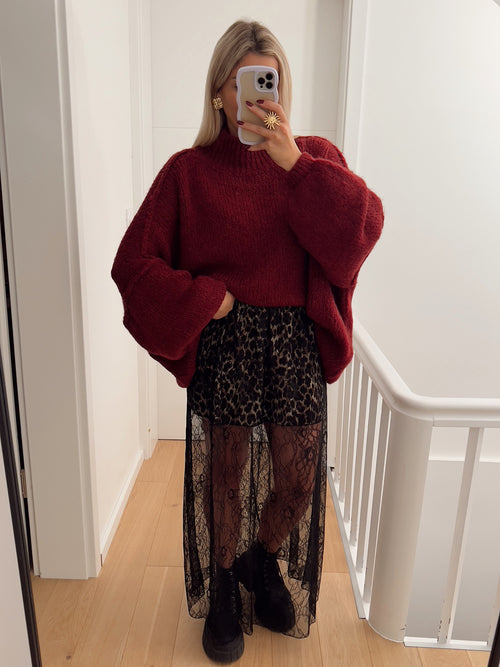 Pullover BRED Rot