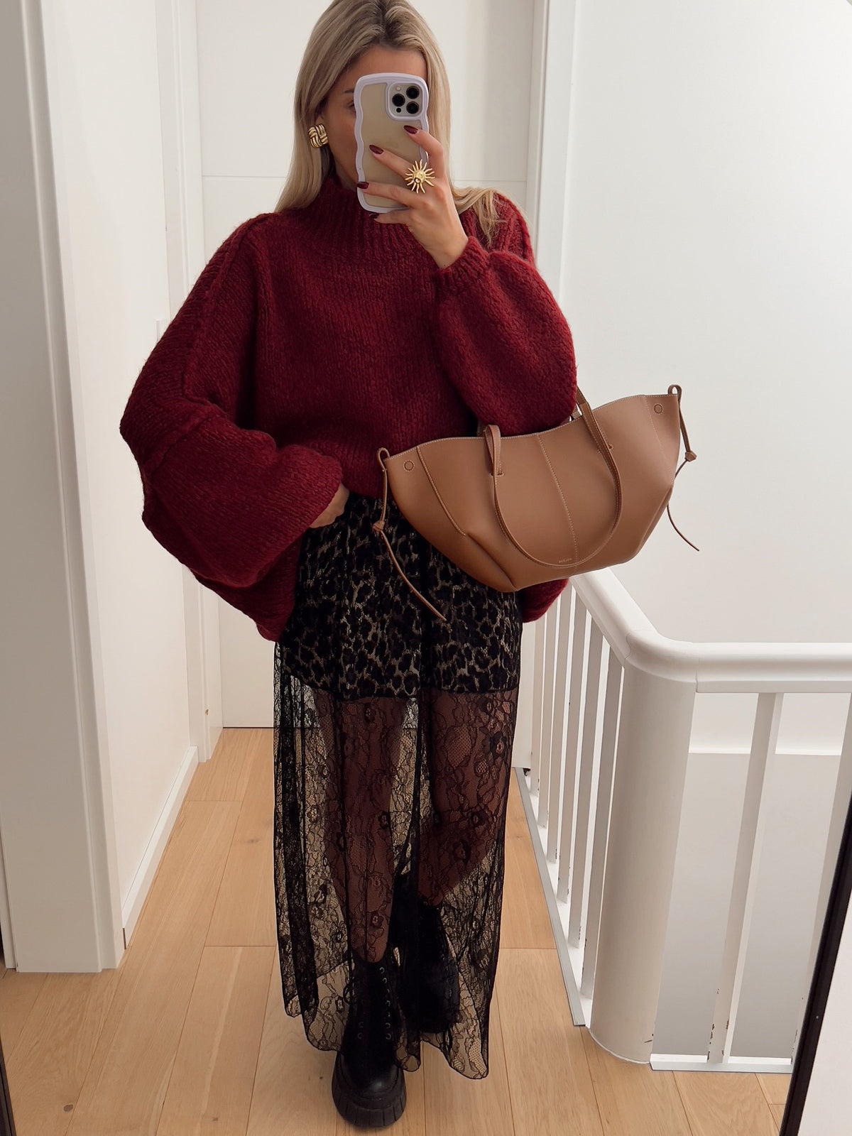 Pullover BRED Rot