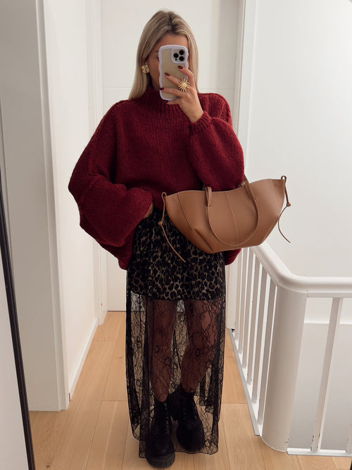 Pullover BRED Rot