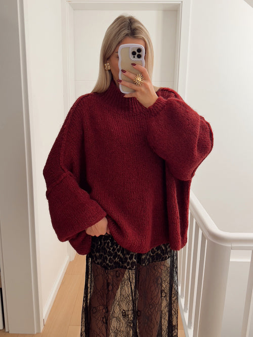 Pullover BRED Rot