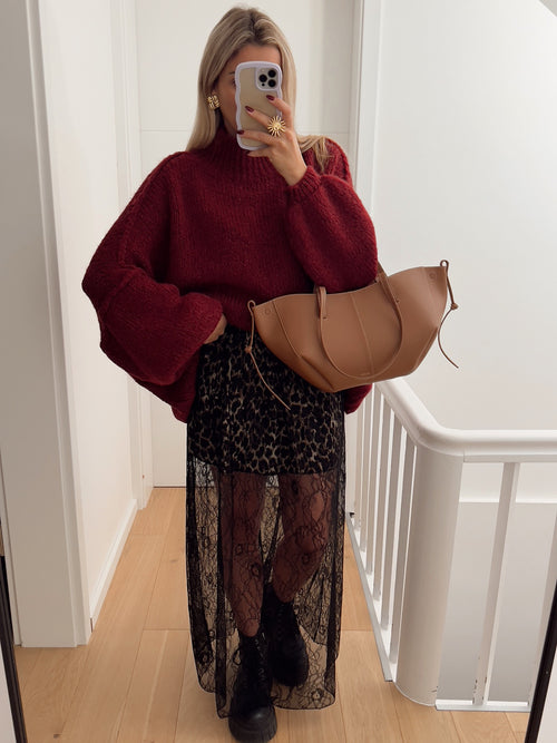 Pullover BRED Rot