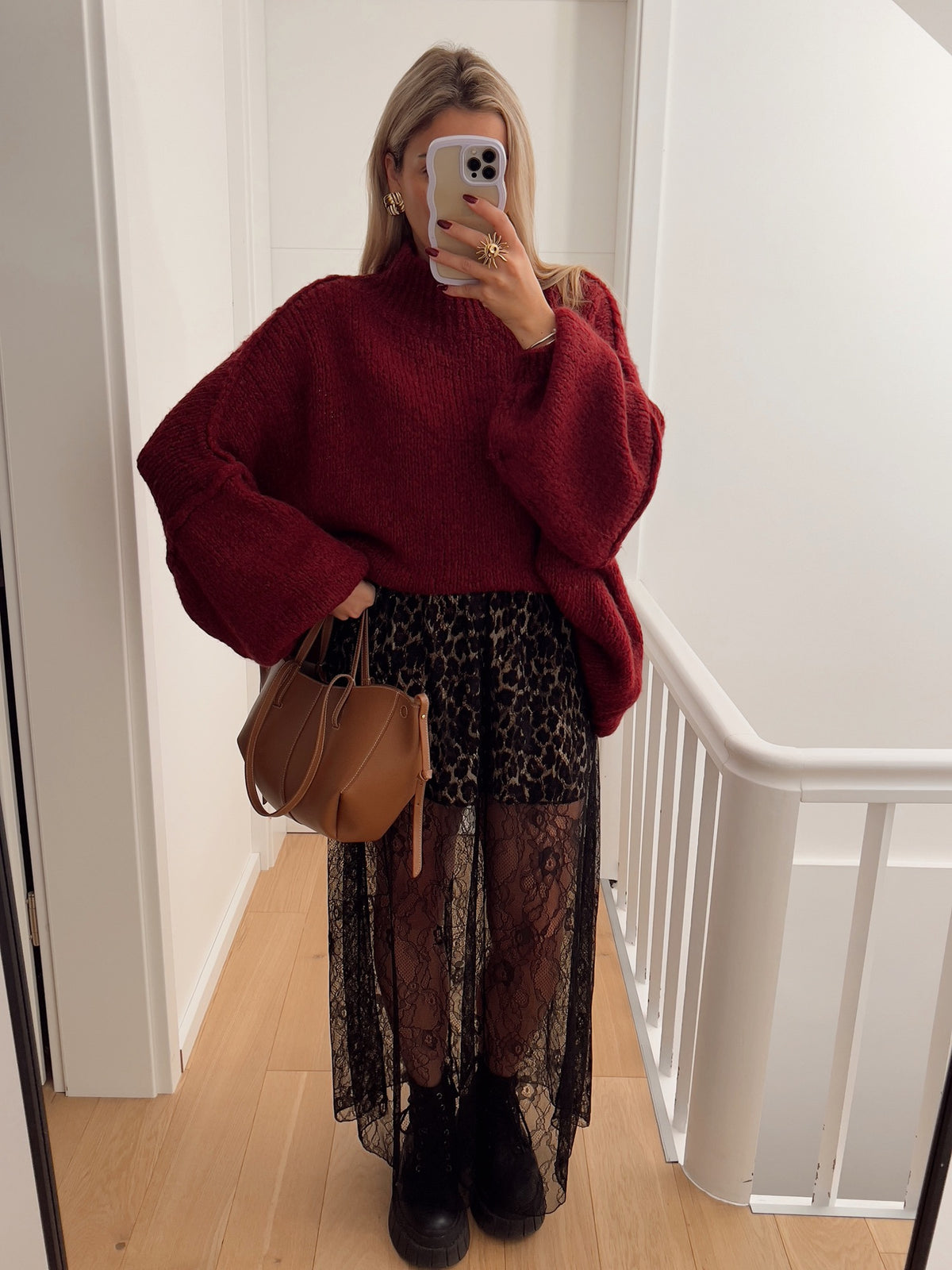 Pullover BRED Rot