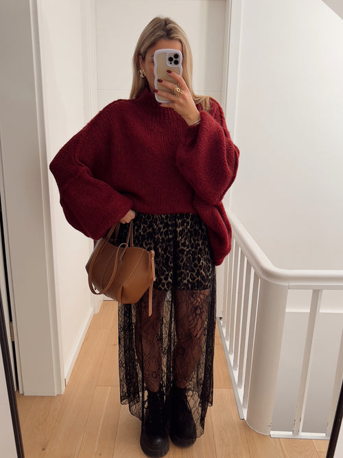 Pullover BRED Rot
