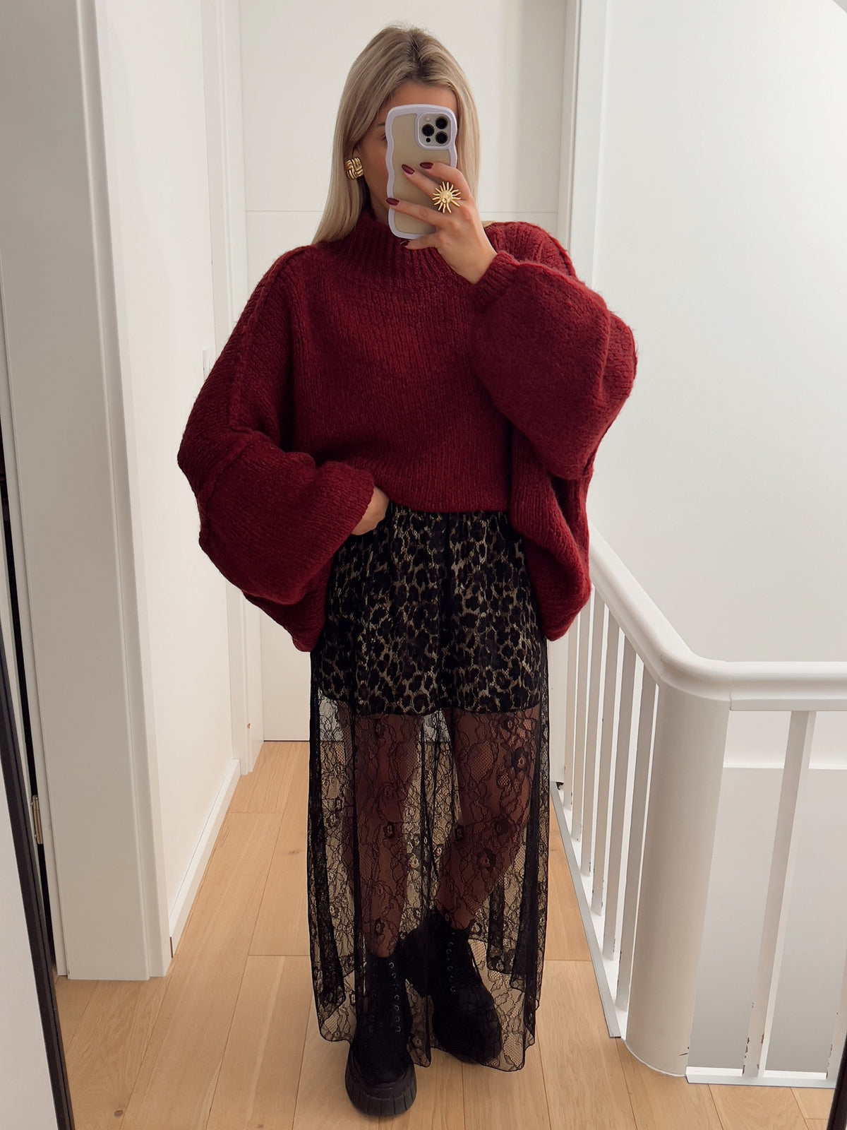 Pullover BRED Rot
