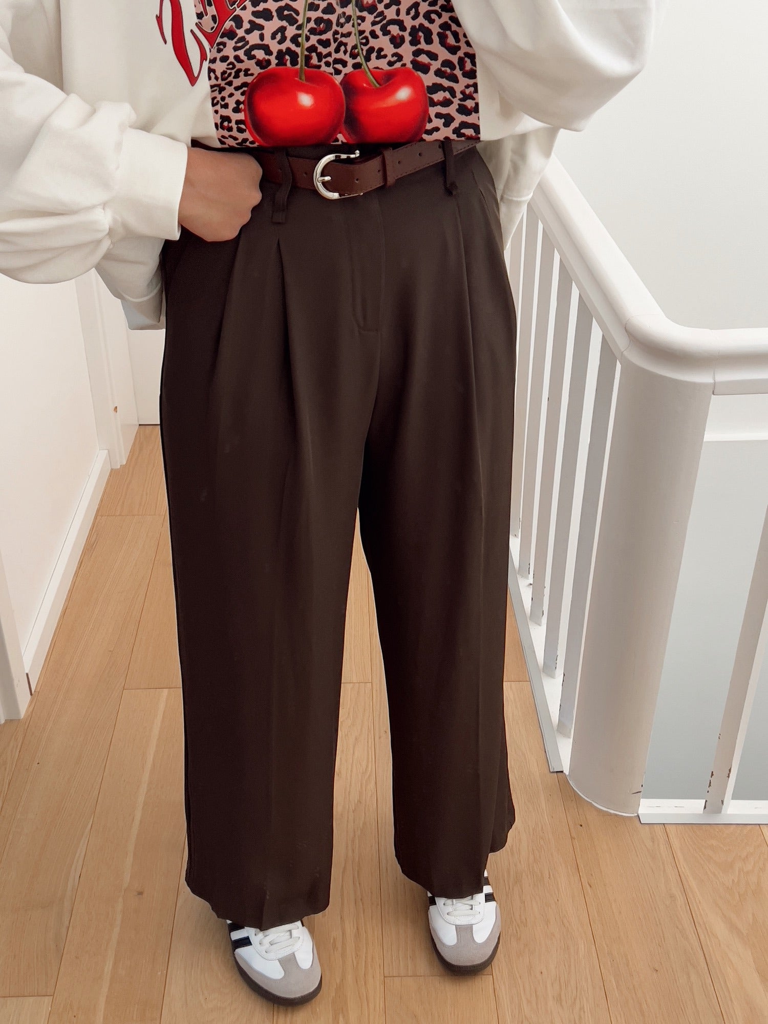 Pantalon NESTOR Marron