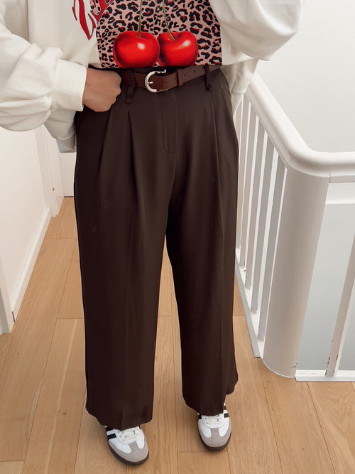 Pantalon NESTOR Marron