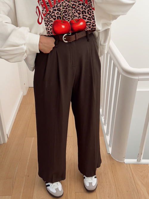 Pantalon NESTOR Marron