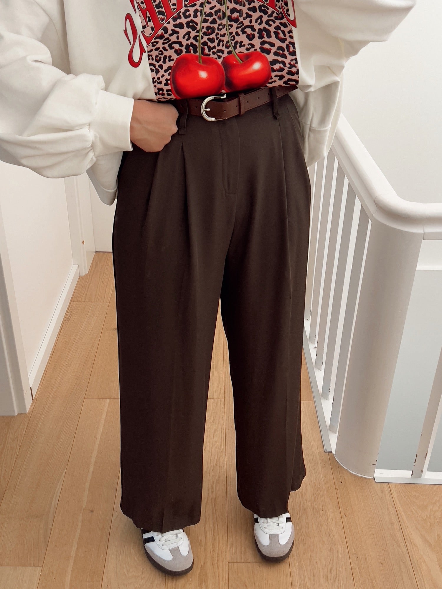 Pantalon NESTOR Marron