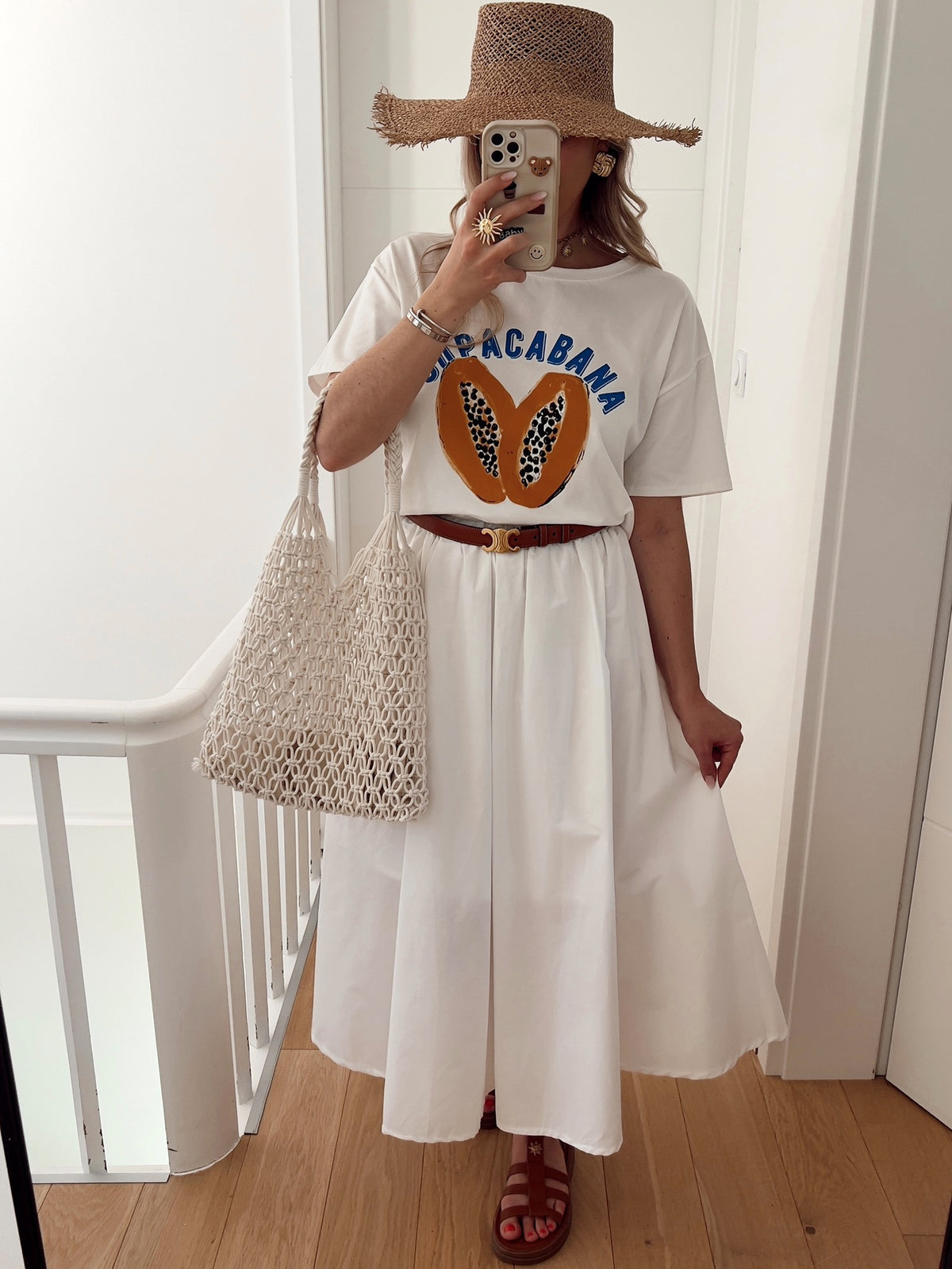 Jupe ALOÉ Blanc