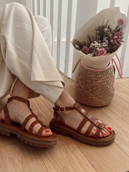 Sandales HIRO Marron