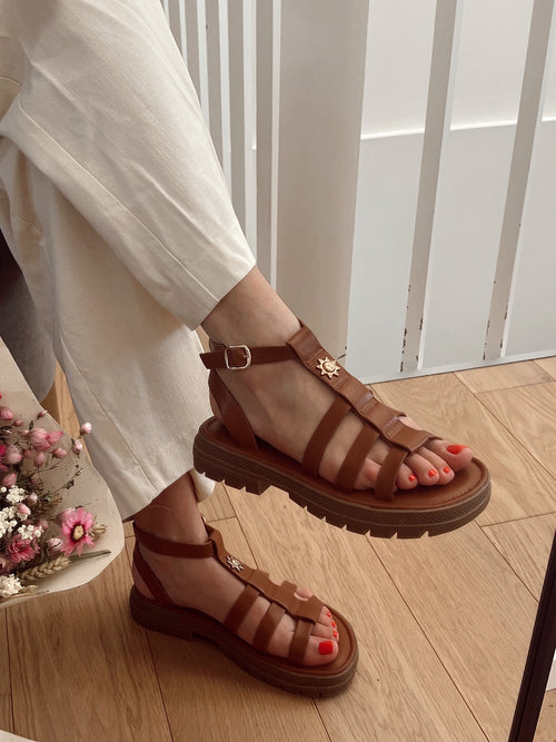 Sandales HIRO Marron
