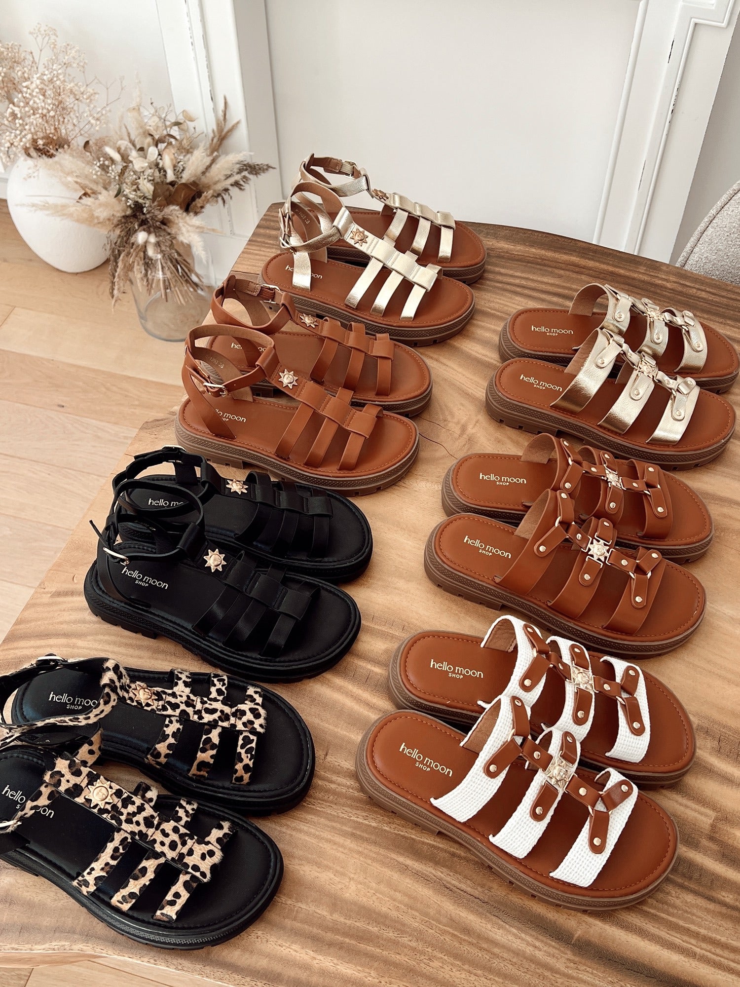 Mules TERA Doré