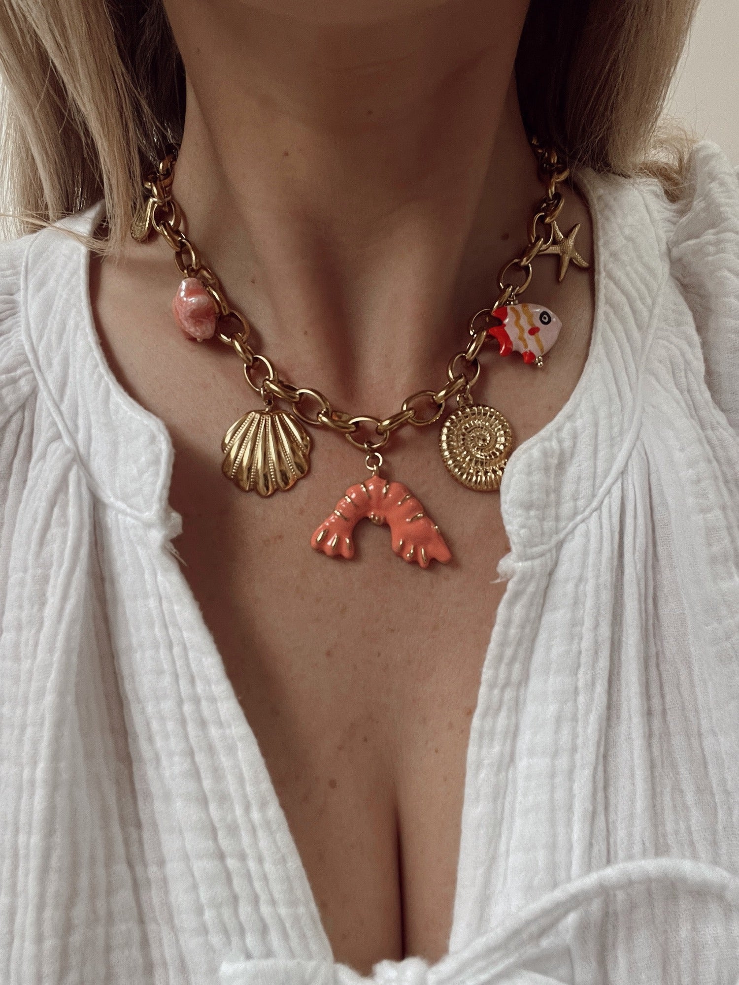 Collier SHELDON Doré
