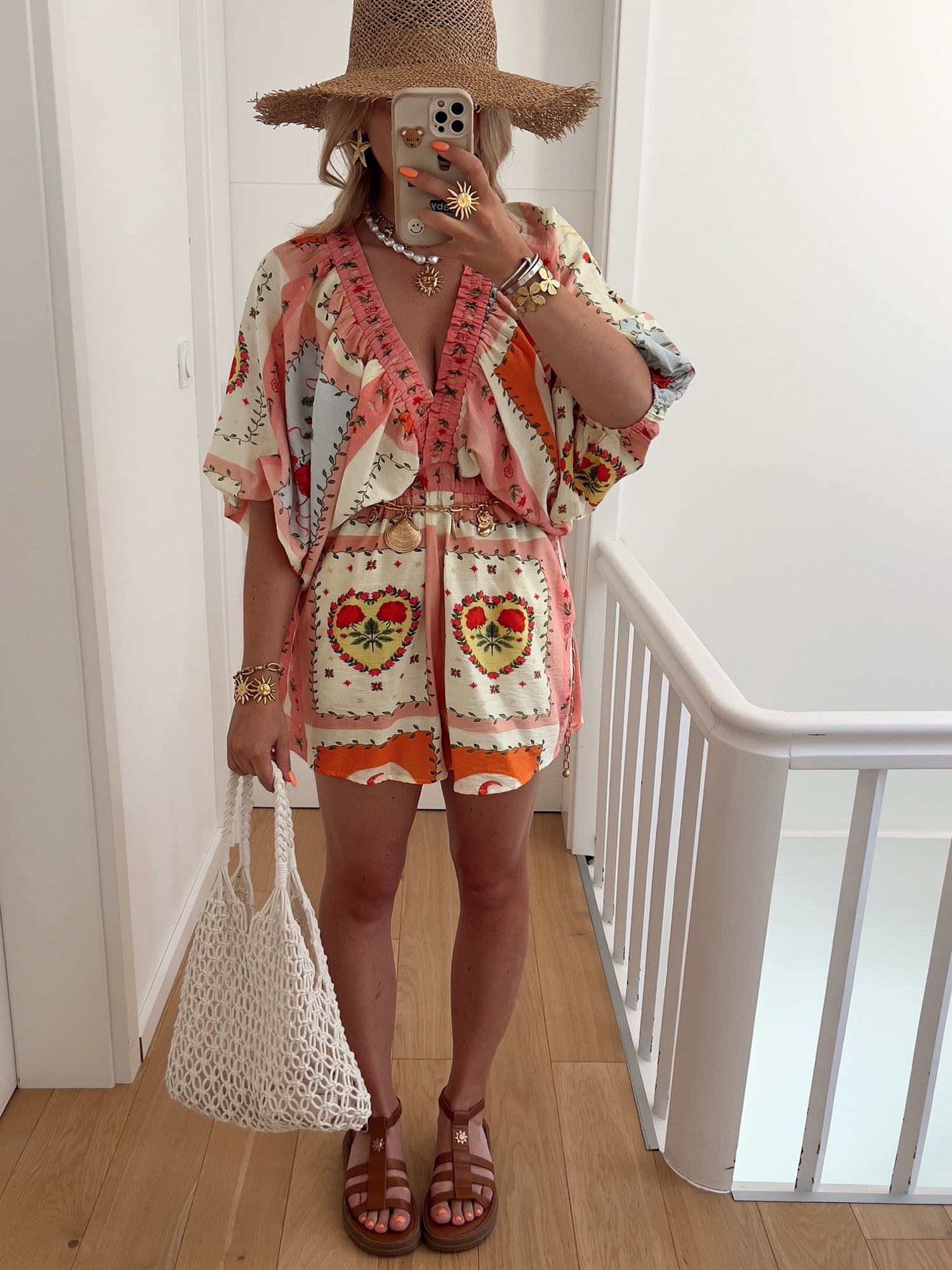 PRE COMMANDE Combishort AGNÈS Rose