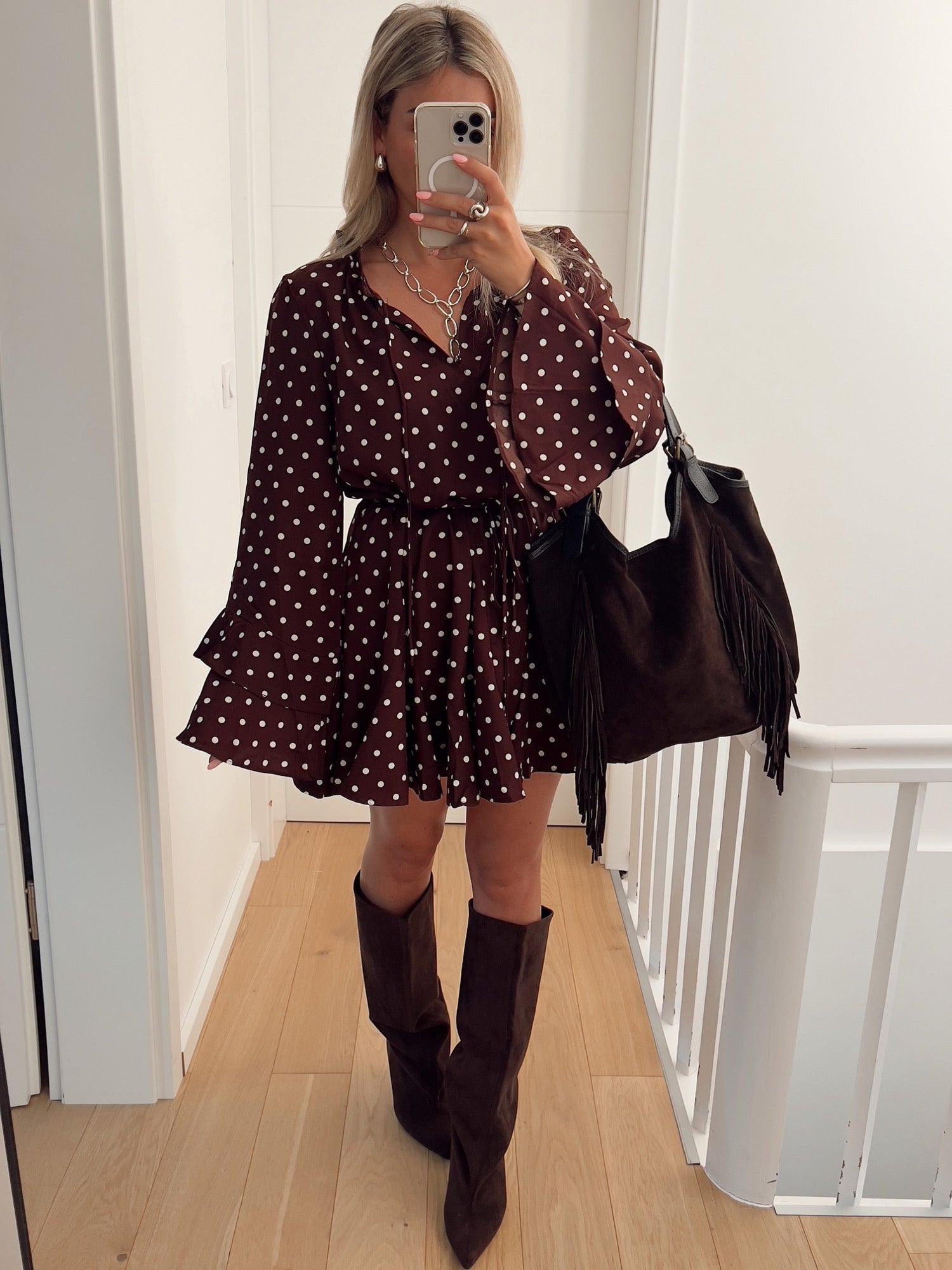 Robe ILONA Marron