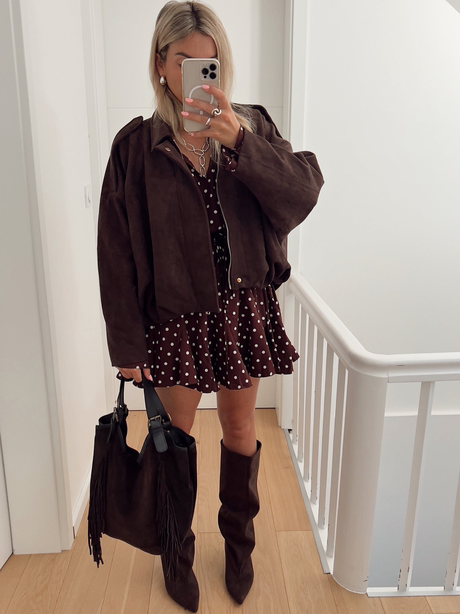 Veste THÉA Marron