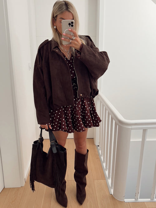 Veste THÉA Marron