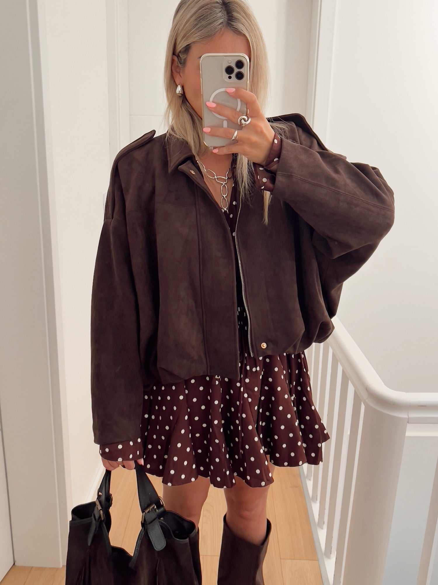 Veste THÉA Marron