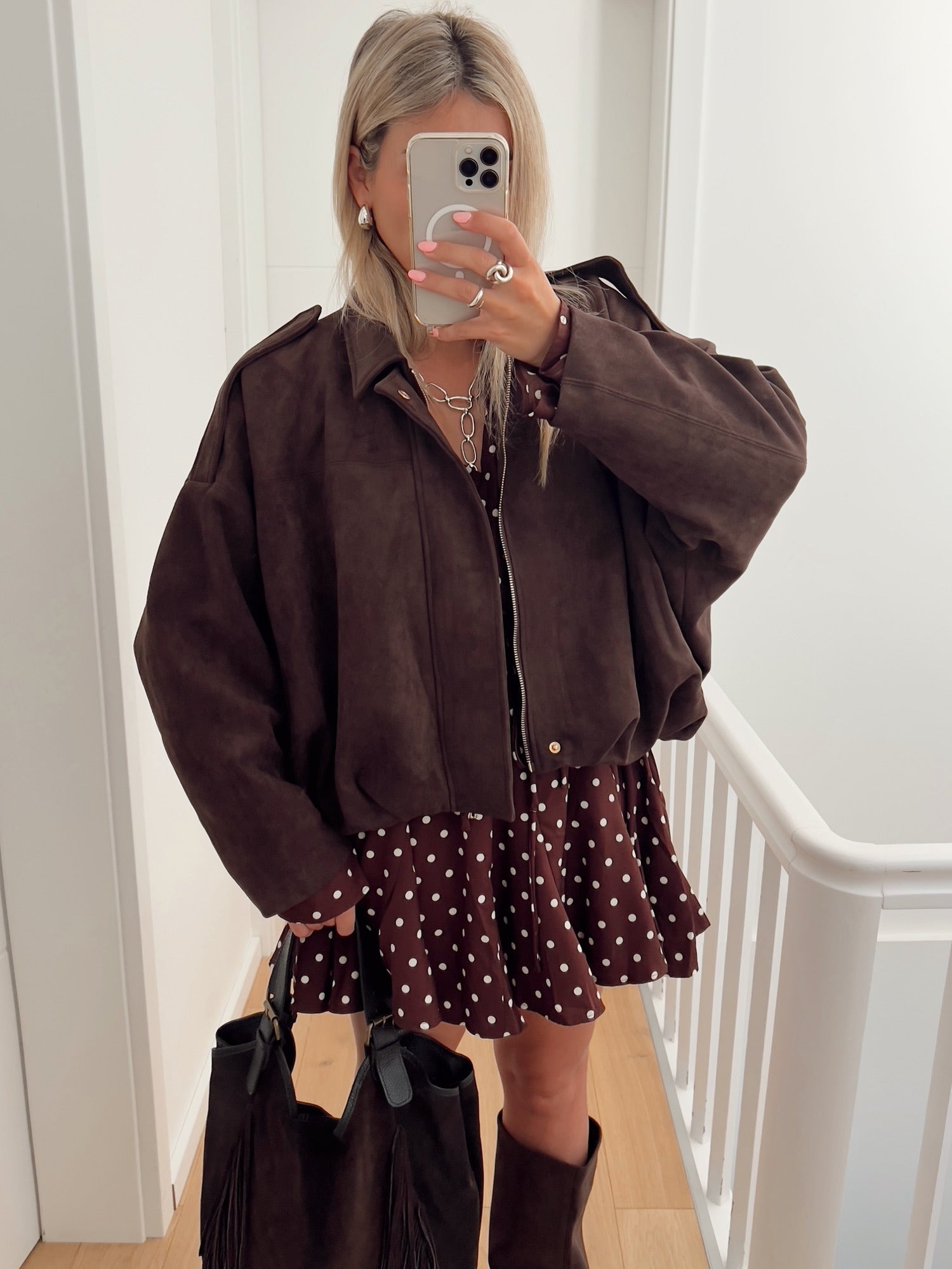 Veste THÉA Marron