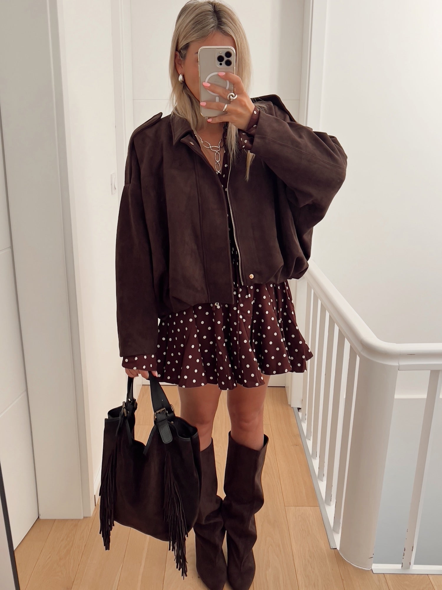 Veste THÉA Marron