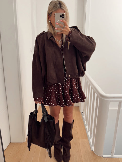 Veste THÉA Marron
