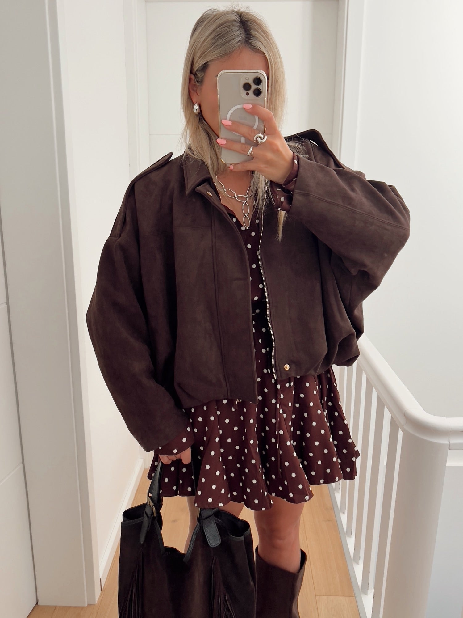 Veste THÉA Marron