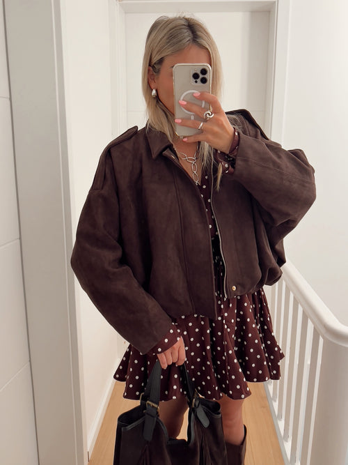 Veste THÉA Marron