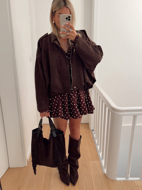 Veste THÉA Marron