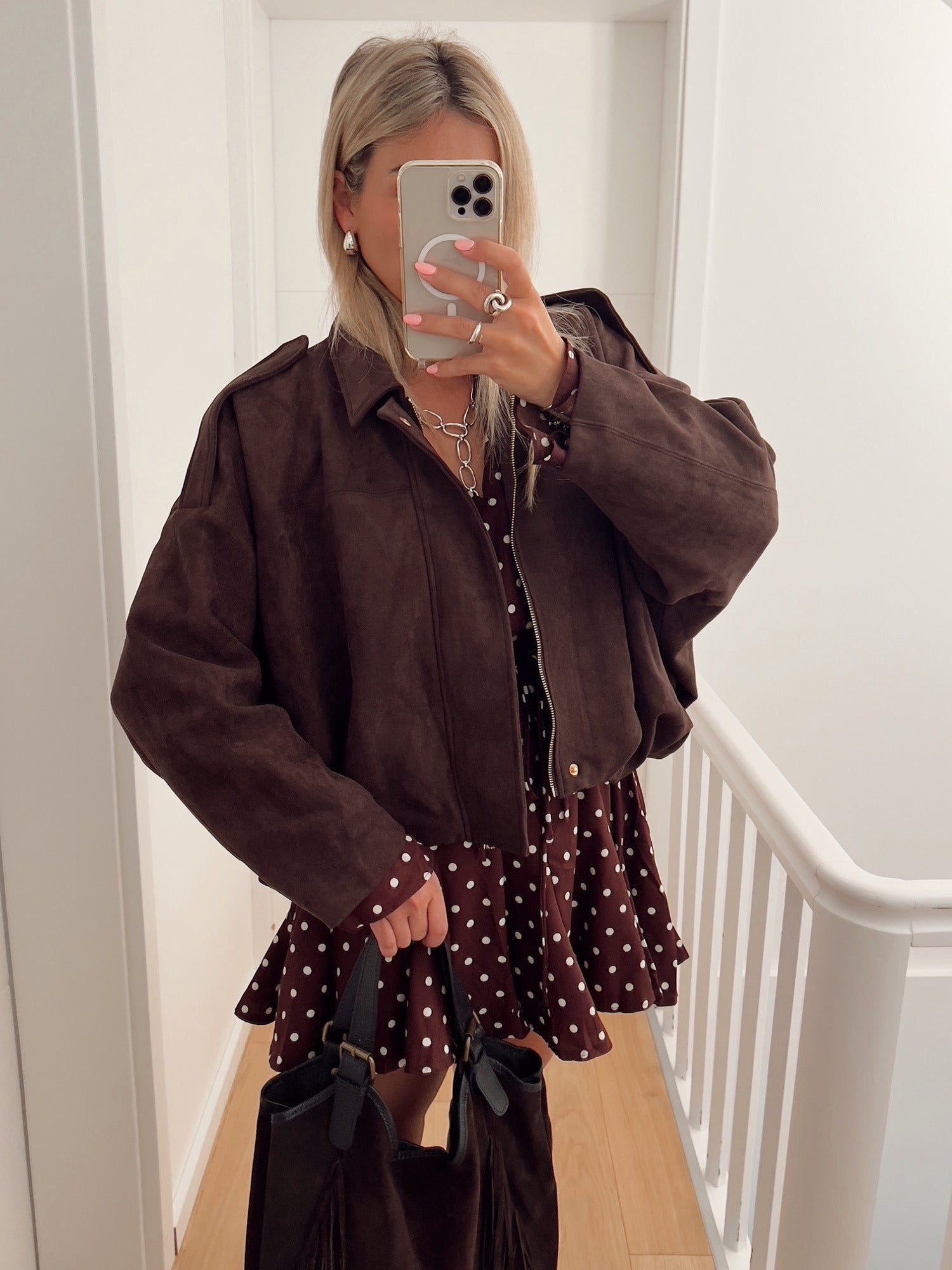 Veste THÉA Marron
