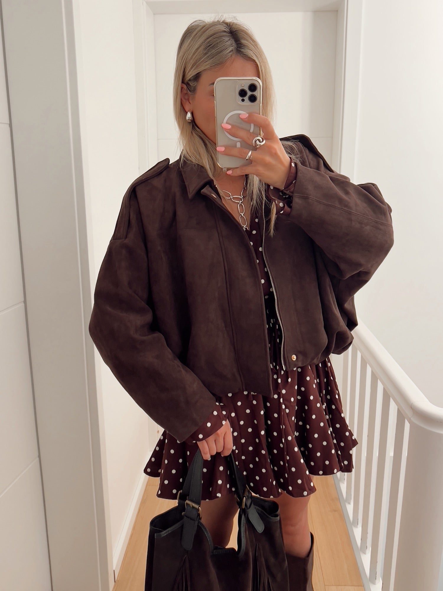Veste THÉA Marron
