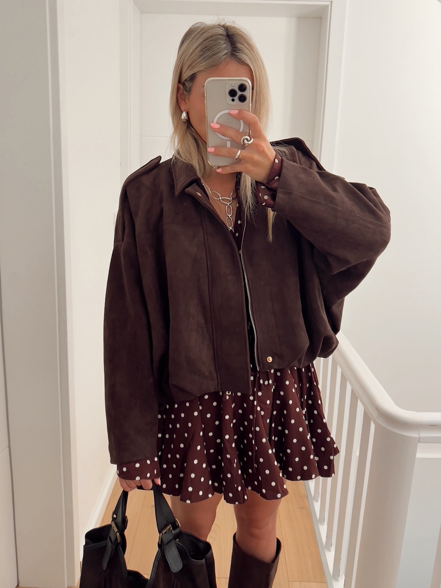 Veste THÉA Marron
