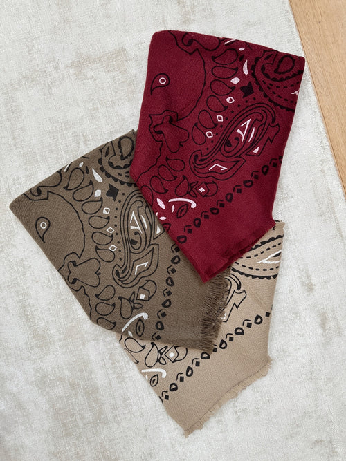Foulard HAVEN Rouge