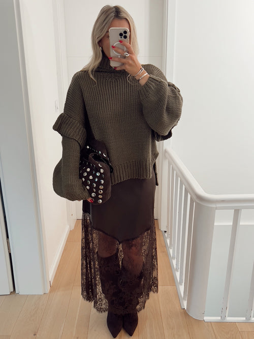 Jupe GAIA Marron