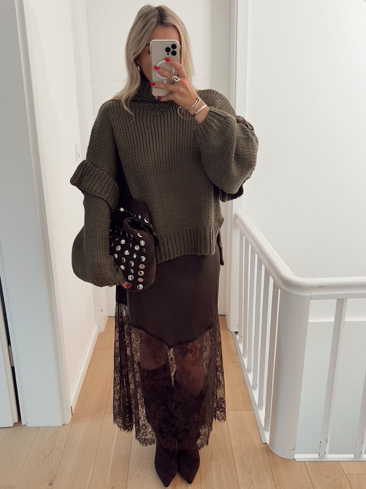 Jupe GAIA Marron
