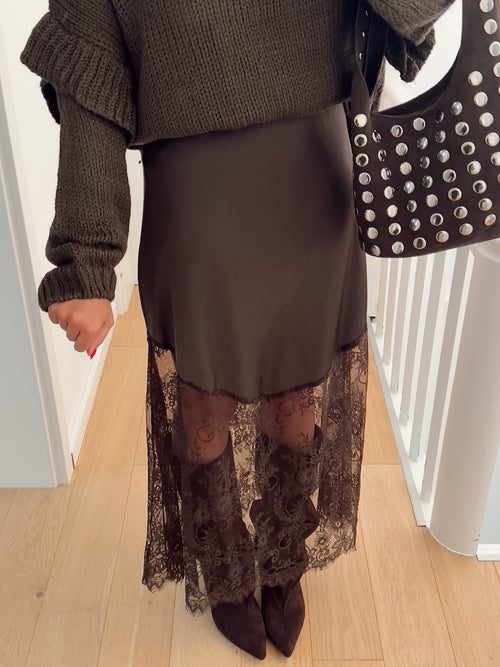 Jupe GAIA Marron