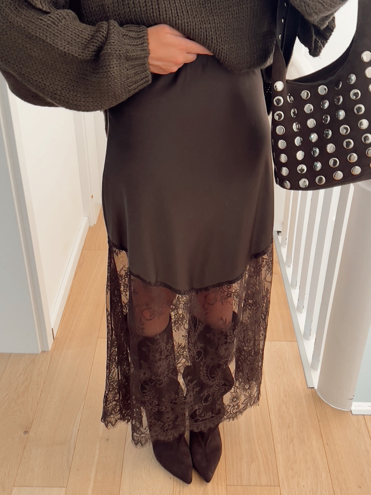 Jupe GAIA Marron