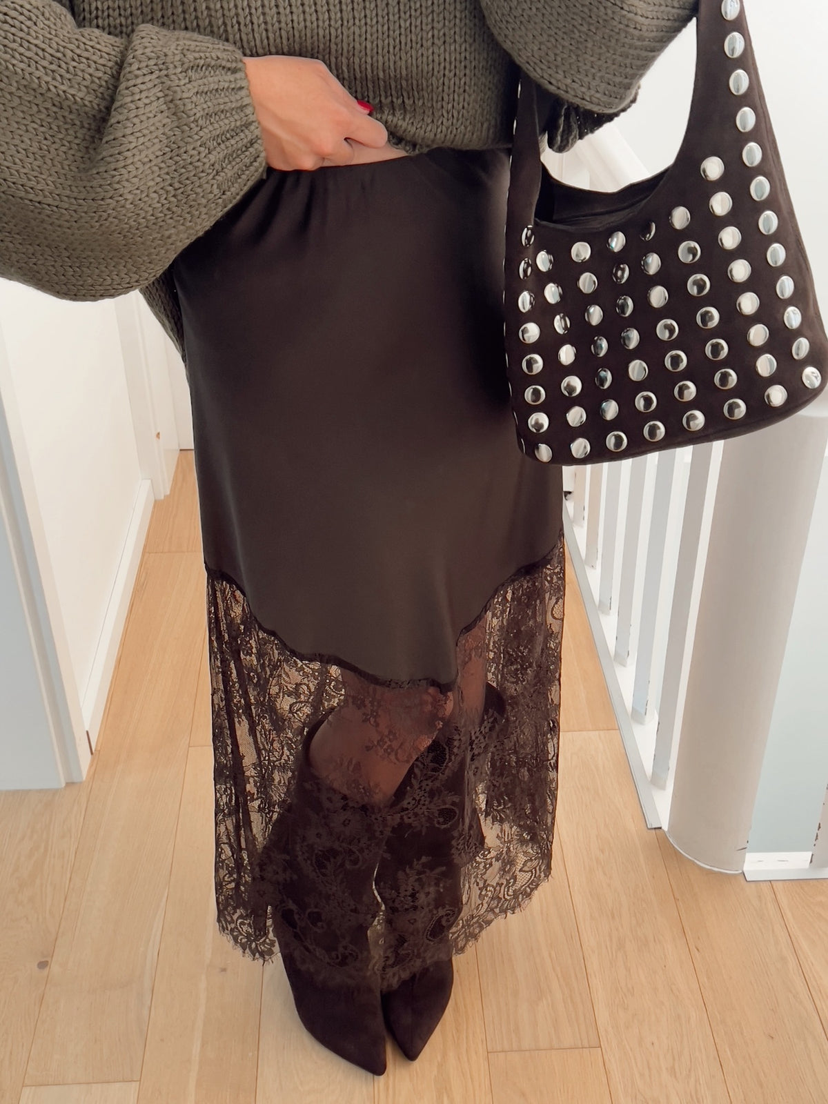 Jupe GAIA Marron