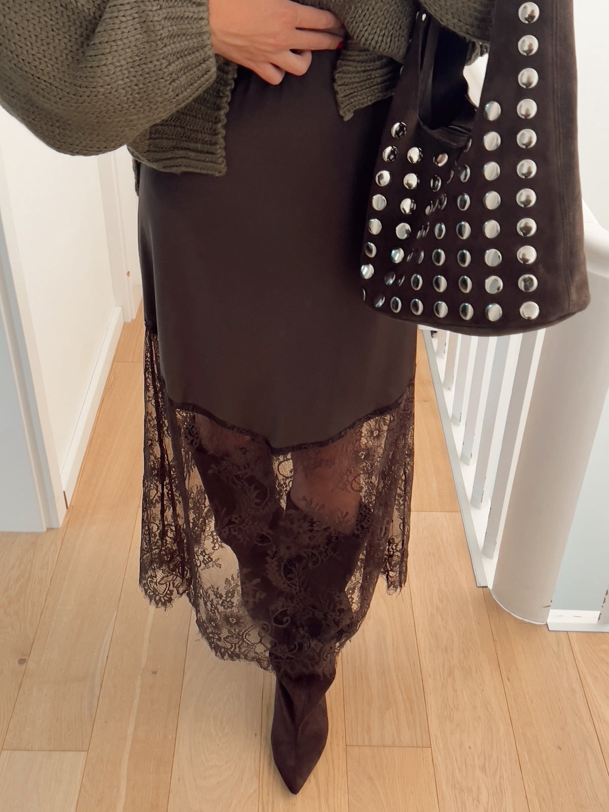 Jupe GAIA Marron