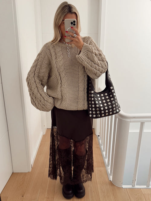 Pull HERMEL Beige