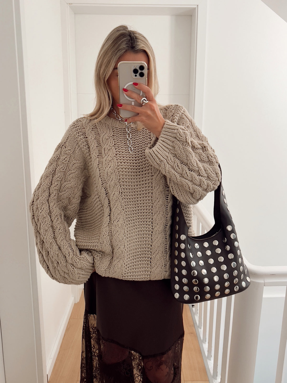 Pull HERMEL Beige