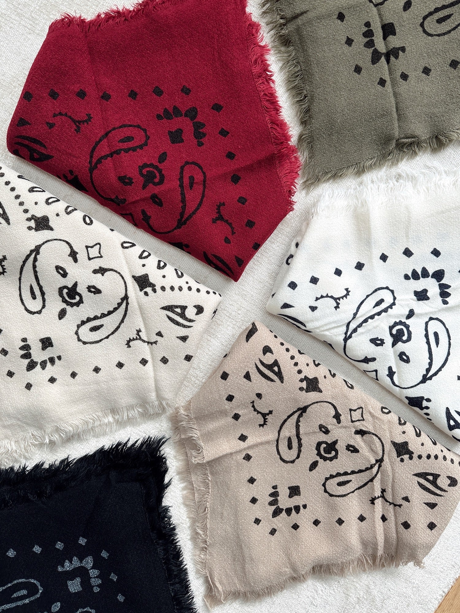 Foulard JAIPUR Rouge