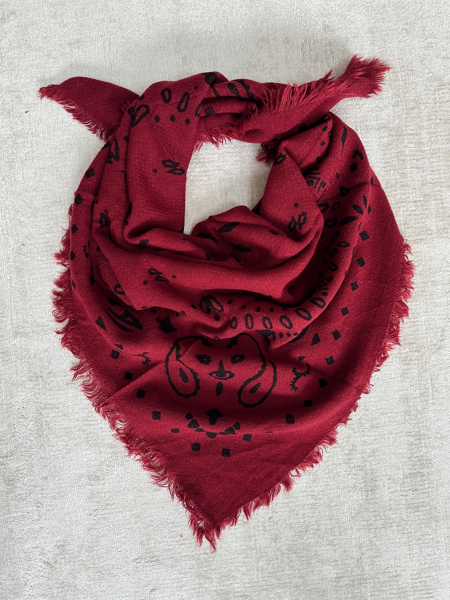 Foulard JAIPUR Rouge