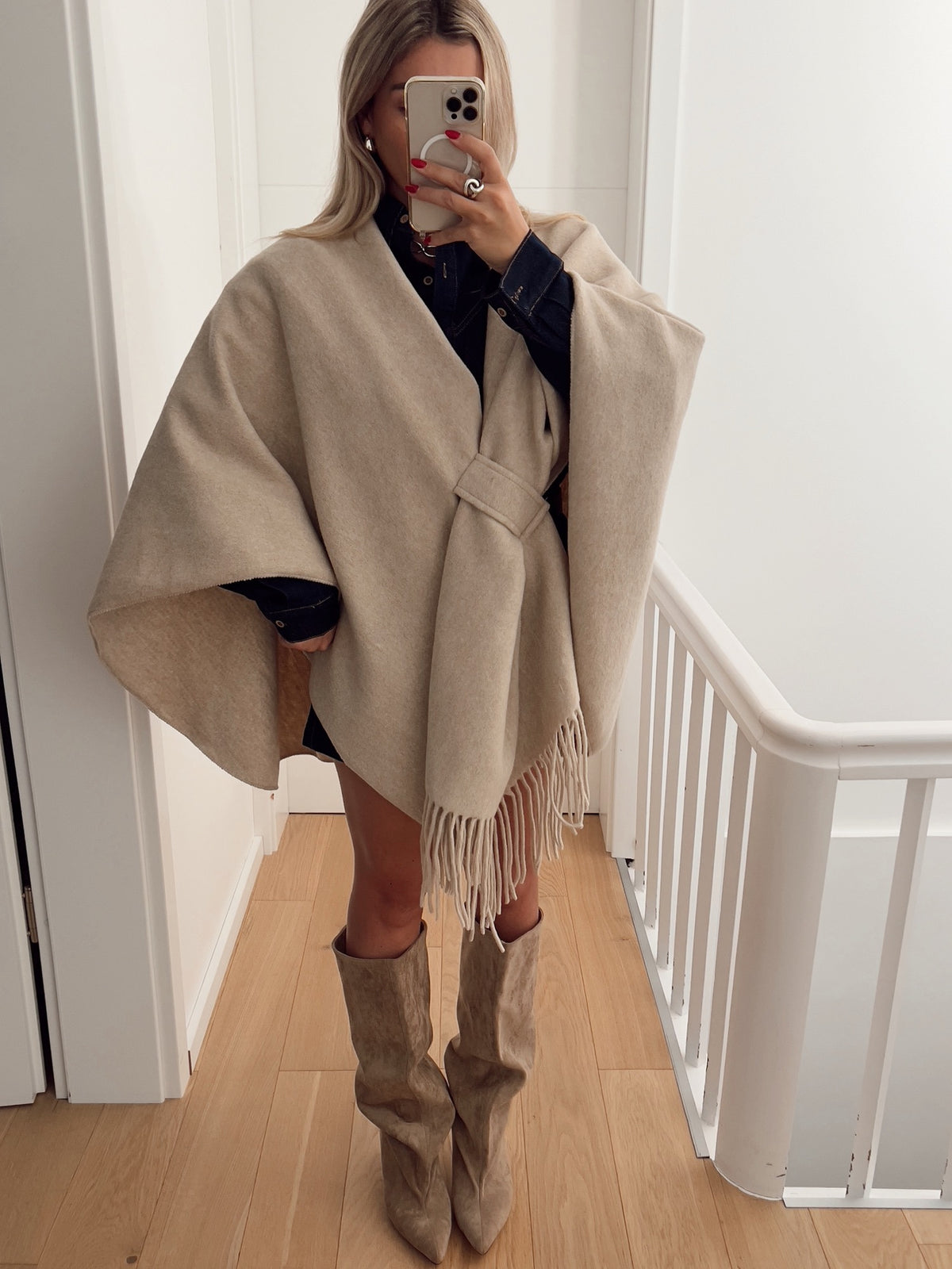 Poncho VIENNE Beige