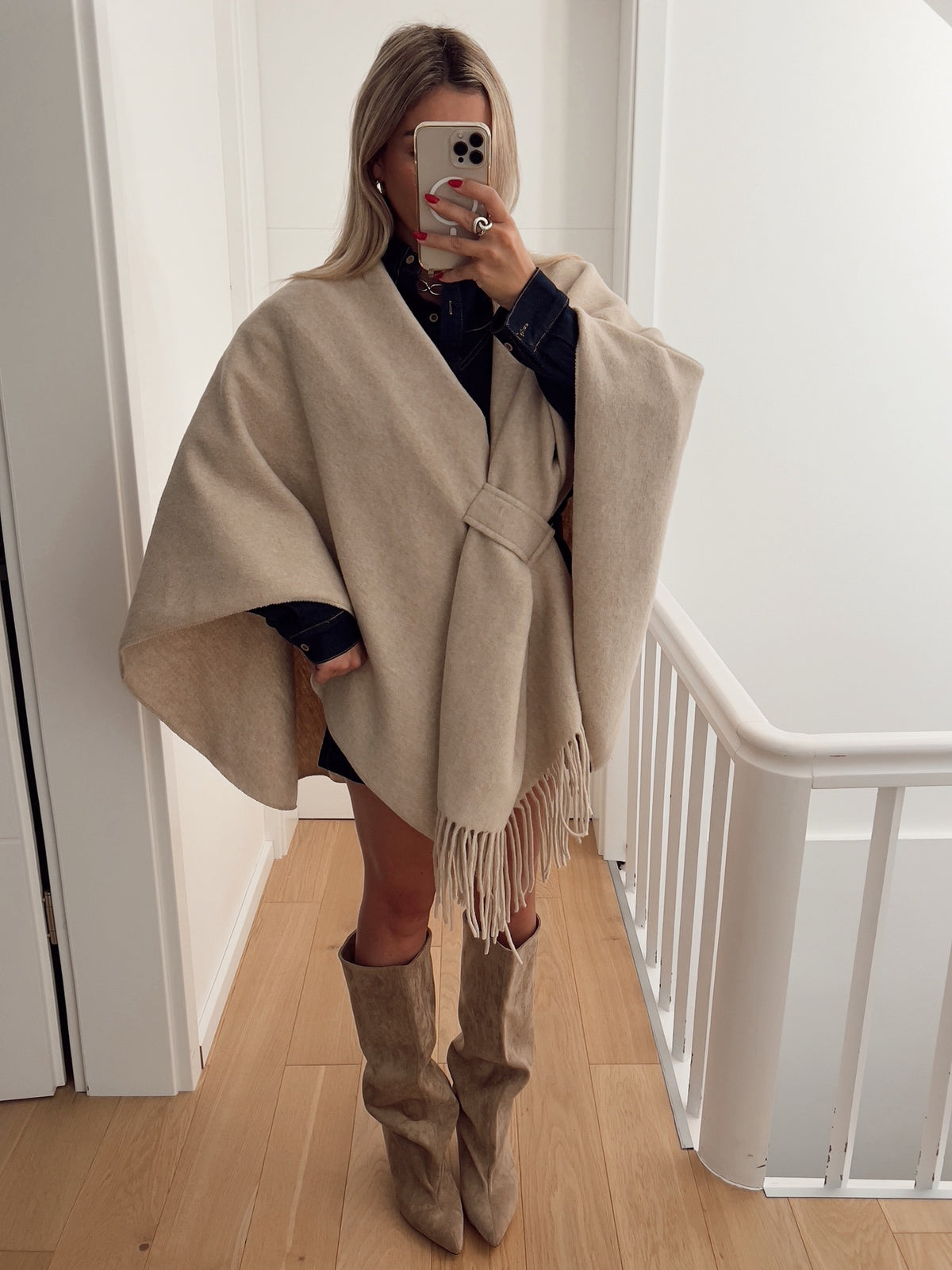 Poncho VIENNE Beige