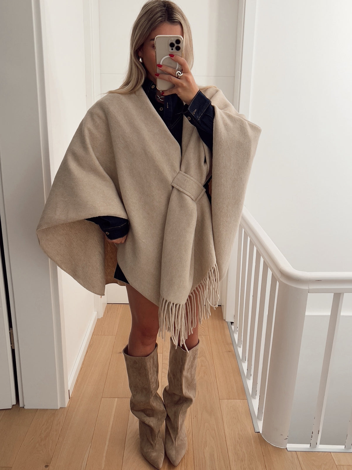 Poncho VIENNE Beige
